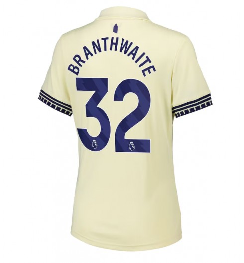 Everton Jarrad Branthwaite #32 Bortedrakt Dame 2025-26 Korte ermer Everton Jarrad Branthwaite #32 Bortedrakt Dame 2025-26 Korte ermer